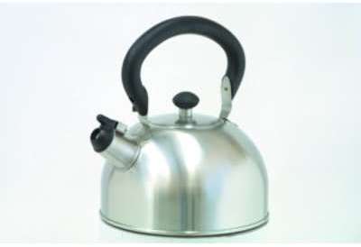 Lot 2 Bouilloire sifflante inox induction 2,5 litr