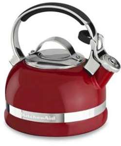 Bouilloire à sifflet 1,9 L rouge - KitchenAid