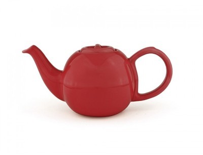 Théière en céramique rouge Cosette - Bredemeijer 0