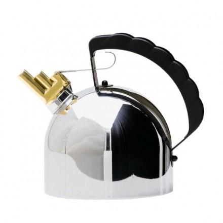 Officina Alessi - 9091 bouilloire avec sifflet mél
