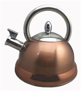 Bouilloire à sifflet en inox 3L Cuivre nouveauté