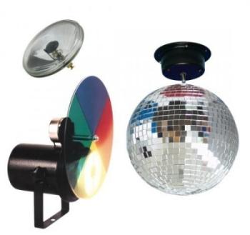 Boule a Facettes Pack Boule de 20 cm Secteur Boule a Facettes Pack Boule