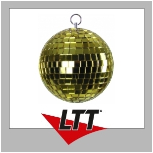 Mirror ball 5cm yellow