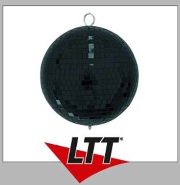 Mirror ball 20cm black