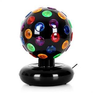 Boule disco effet de lumière 7W noir Boule disco effet de lumière