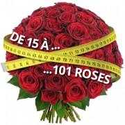 BOUQUET DE 69 ROSES ROUGES