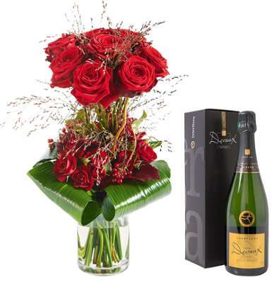 Audace et son champagne Devaux-Interflora Audace et son champagne Devaux-Interflora