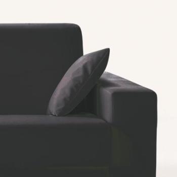 Lot de 2 coussins cuir,