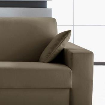 Lot de 2 coussins cuir,