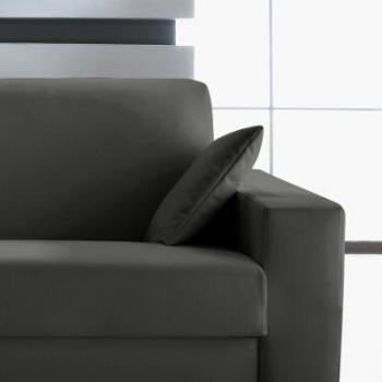 Lot de 2 coussins cuir,