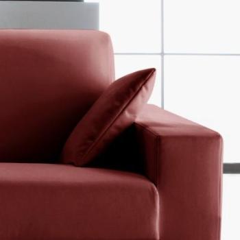 Lot de 2 coussins cuir,