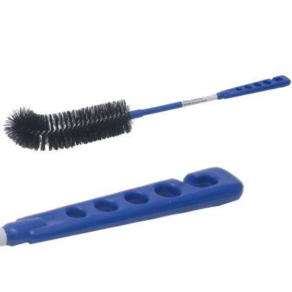 Brosse à radiateur flexible avec forme coudée