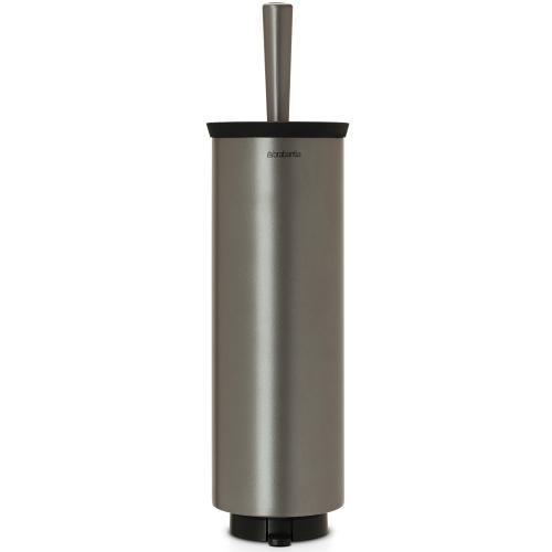 Brosse de toilette inox avec support Brabantia