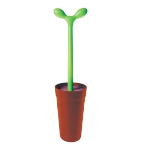 Balayette pour toilette avec support Alessi Merdol