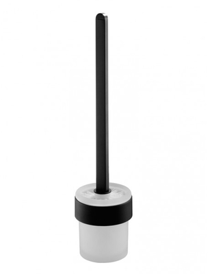Porte balai brosse Noir moderne Noir PLANETE BAIN - Porte balai brosse Noir moderne
