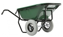 Brouette 230 Litres 2 roues increvables