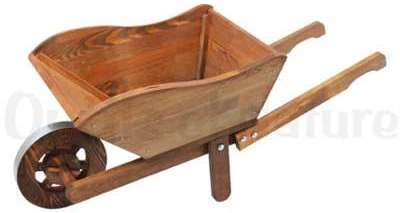 Brouette de jardin en bois traité-Lévigne