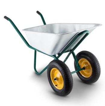 Waldbeck Heavyload Brouette 120l 320 kg 2 roues ac