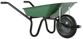 Brouette Aktiv Premium Verte Roue Gonflée Brouette Aktiv Premium Verte