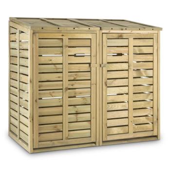 Waldbeck Cabane rangement 2T abri poubelles 145x13