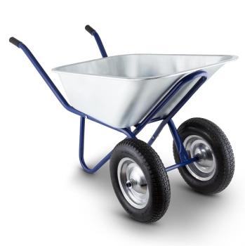 Waldbeck Heavyload Brouette 120l 320 kg 2 roues ac