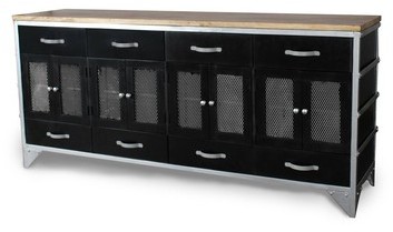 Bahut design industriel Léon