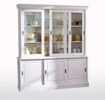 Buffet-vaisselier, pin massif, Authentic Style - L