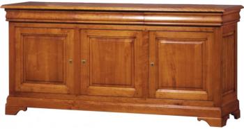 Enfilade merisier 3 portes 3 tiroirs Enfilade merisier 3 portes