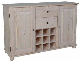 Buffet cuisine pin brut Buffet cuisine pin brut
