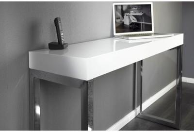 Console design blanc laqué Cristina Console design blanc laqué
