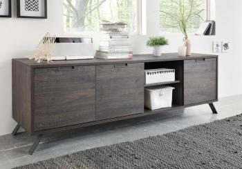 Buffet bas design 3 portes wengé ORIGIN Buffet bas design 3 portes