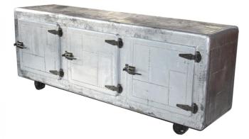 Bahut bas - Zinc - trois portes