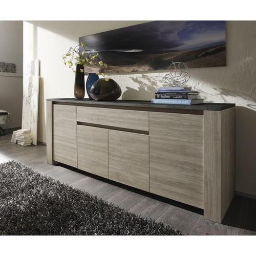 Buffet-bahut contemporain 4 portes-1 tiroir ARGELE