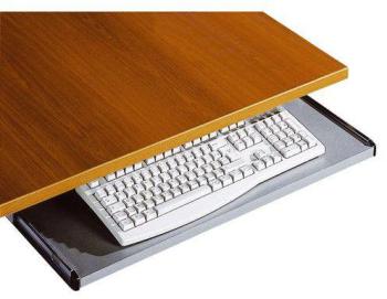 Support pour clavier coulissant