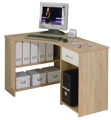 Bureau dangle coloris sonoma chêne