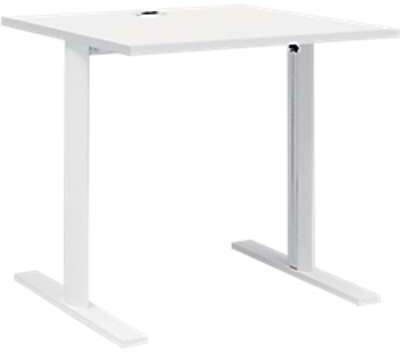 Bureau T-Pied Gautier Office Top Line Blanc 80 (l) Bureau T-Pied Gautier Office