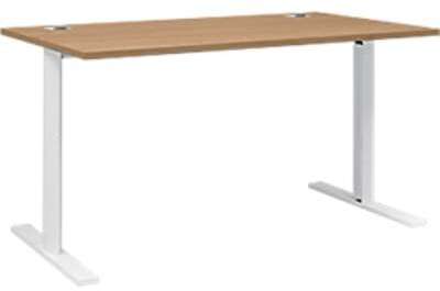 Bureau T-Pied Gautier Office Top Line Imitation Merisier Bureau T-Pied Gautier Office