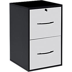 Classeur monobloc 2 tiroirs pour dossiers suspendus Classeur monobloc 2 tiroirs