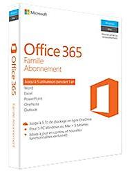 Logiciel Microsoft Office 365 Famille