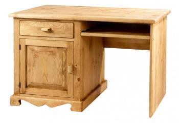Bureau Informatique en pin massif