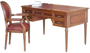 Bureau Louis XVI et fauteuil assorti Bureau Louis XVI et fauteuil