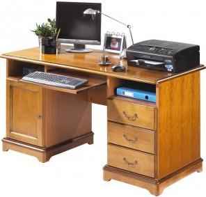 Bureau Ministre Informatique Merisier