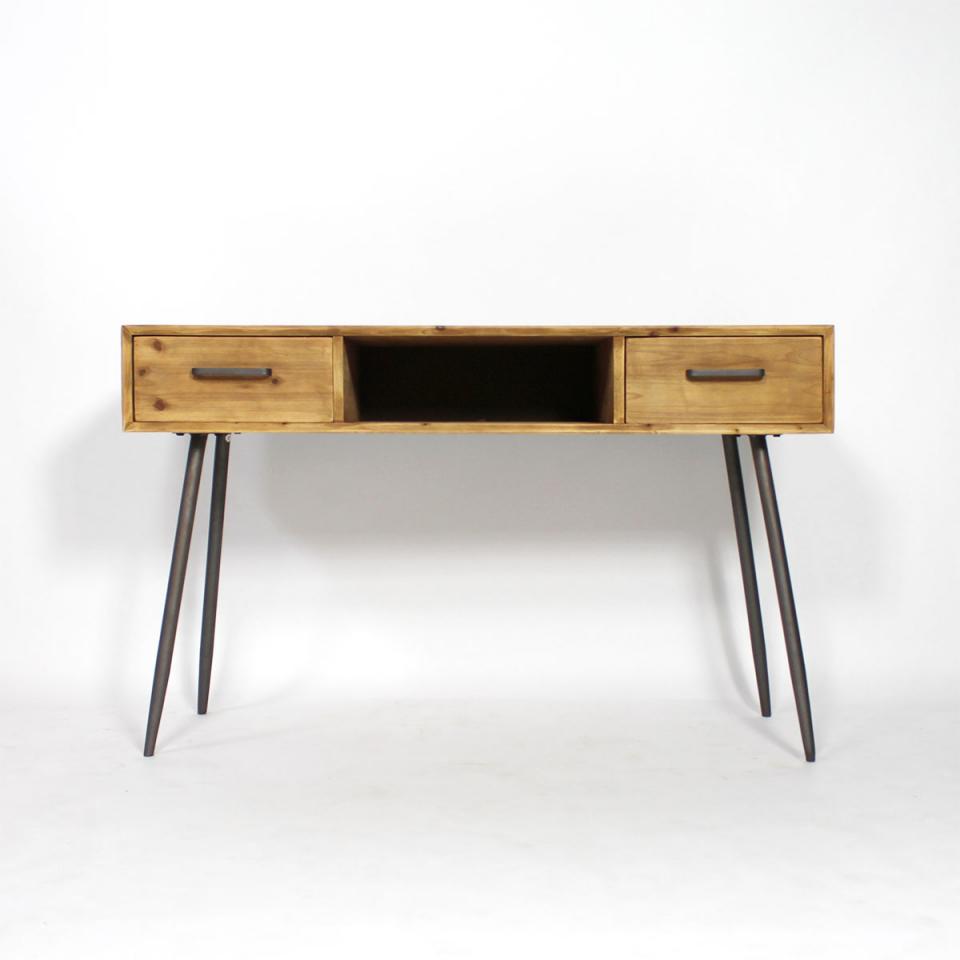 Bureau scandinave bois et métal