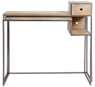 Bureau Industriel Tangram naturel 103x45x95 5 cm Bureau Industriel Tangram