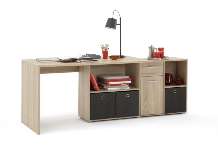 Bureau dangle réversible ROB Chêne