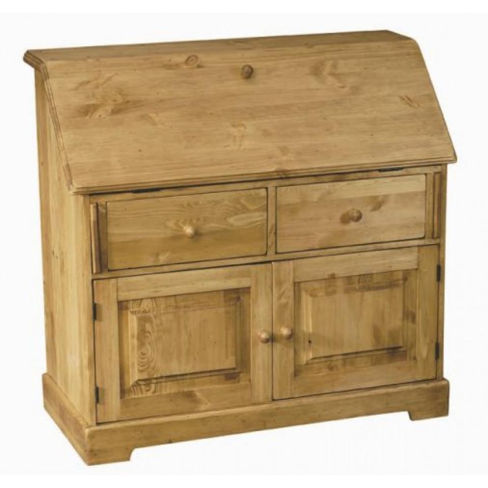Scriban rustique pin massif 2 portes et 2 tiroirs
