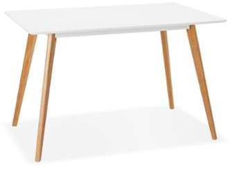 Petite table bureau design MARIUS blanche style scandinave Petite table bureau design