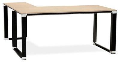 Bureau d angle design XLINE en bois finition naturelle Bureau d angle design XLINE