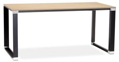 Bureau droit design XLINE en bois finition naturelle Bureau droit design XLINE
