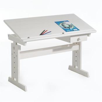 Bureau enfant FLEXI en pin massif réglable en hauteur Bureau enfant FLEXI en pin